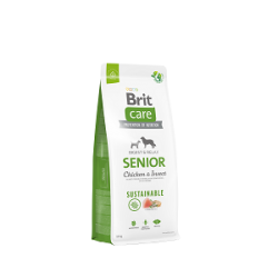 BRIT CARE SUSTAINABLE SENIOR CHICKEN & INSECT 12KG